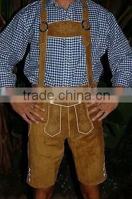 Dirndl Dress & Bavarian Kurze Lederhosen,Oktoberfest Trachten Wear,lederhose,german Hose,leather Pants,shorts photo-4