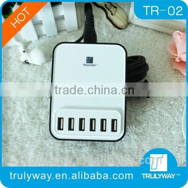 Factory Price 6 Usb Multi Charger Wholesale Smart Usb Charger Micro Usb Charger 2016 photo-2