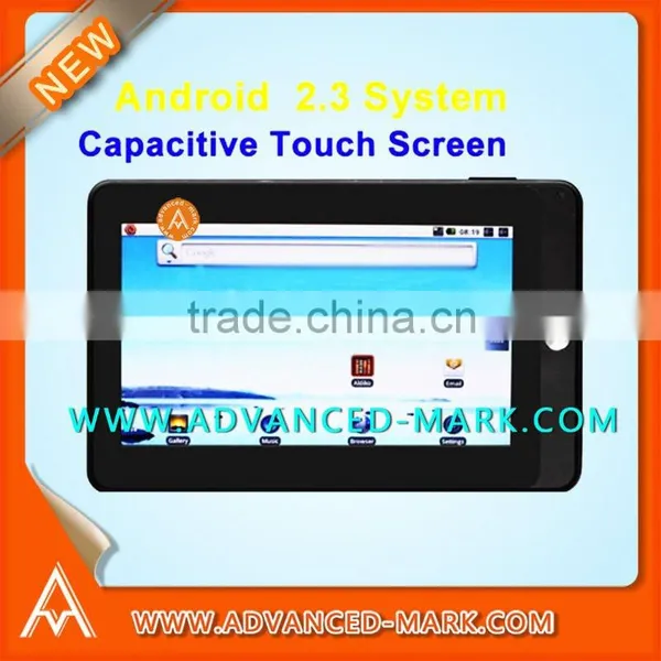 New 7 " Android 2.3 OpenVG 1.1 / OpenGL ES 1.1 & 2.0 20M Polygon 320 MHz 512MB DDR3 WIFI IEEE 802.11 B/g Network Tablet PC
