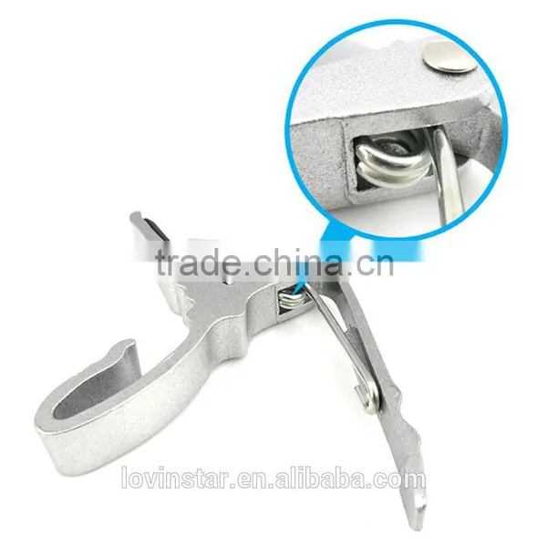High Quality Aluminium Alloy Colorful Bass Guitar Capo Key Clamp for Student photo-6