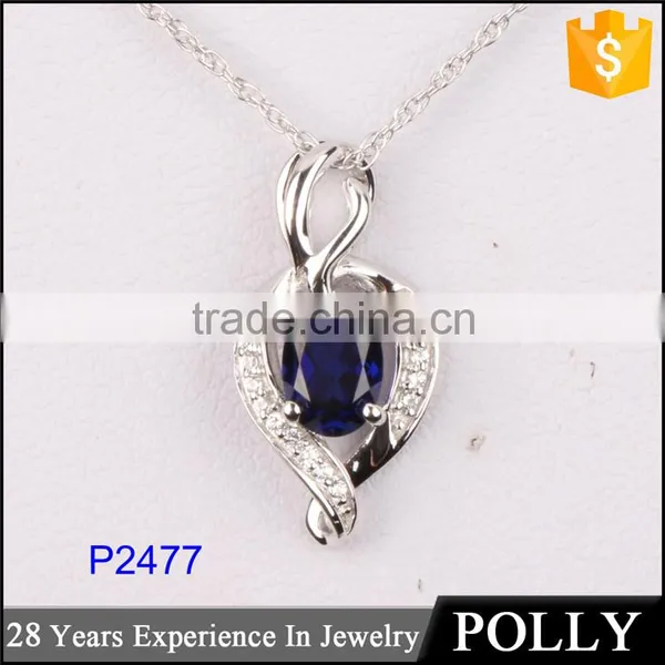Custom Fancy Pure Silver Chain Pendant Necklace Deisign photo-2