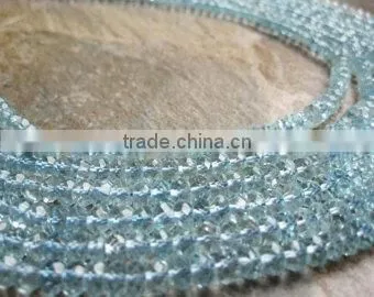 Blue Topaz Faceted Beads photo-4