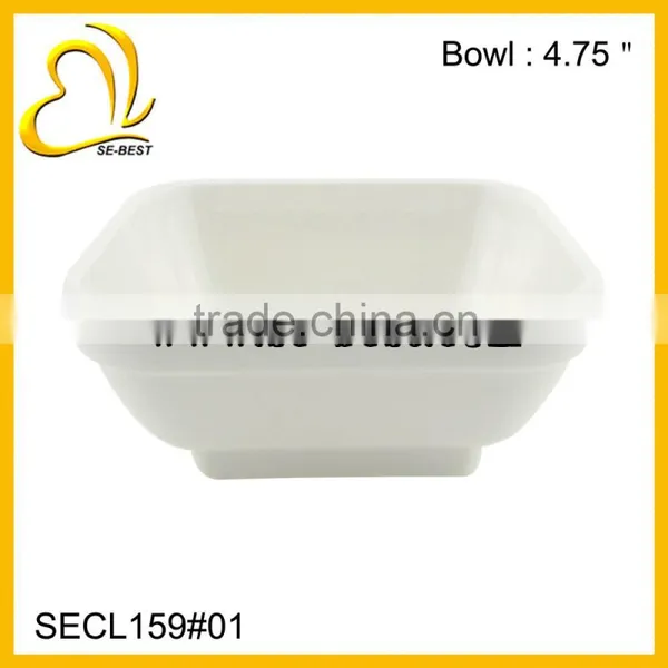 WHITE PLASTIC TABLEWARE FOR DESSERT,; DESSERT BOWL photo-3