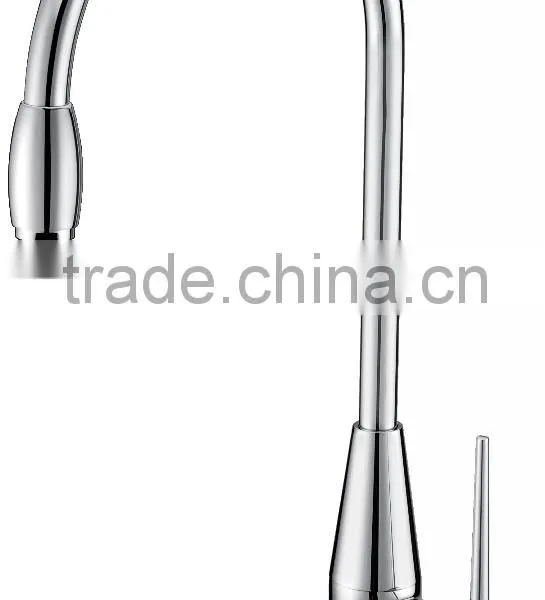 Large Single Level Handle Hot and Cold Brass Kitchen Faucet S-206 photo-2