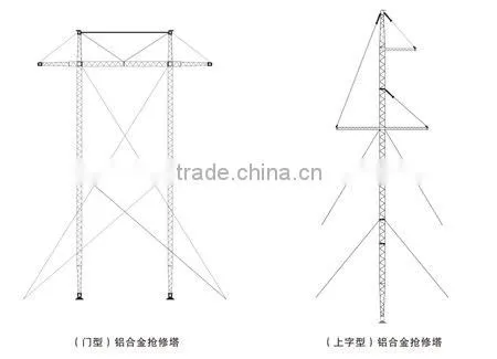 Aluminum alloy emergency restoration tower (lattice type )