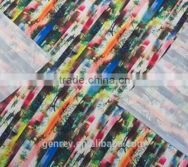100%polyester Fabric Printing Digital Print Poly Fabric Polyester Crepe Printing Fabric photo-5