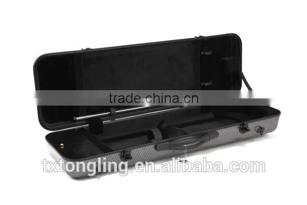 Silver Color Oblong Full Size Violin Hard Case TL-33 Quality Choice photo-3