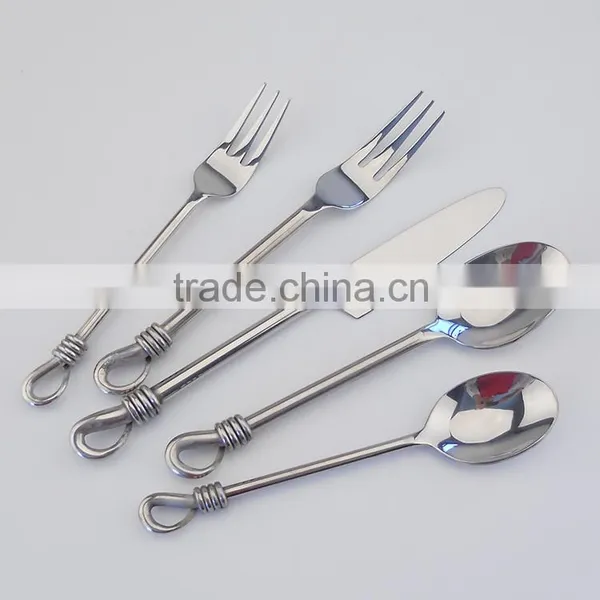 24PCS Handmade Cutlery Set 9007