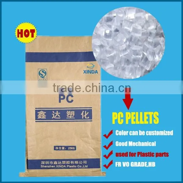 factory manufacturer flame retardant high transparent PC plastic raw material