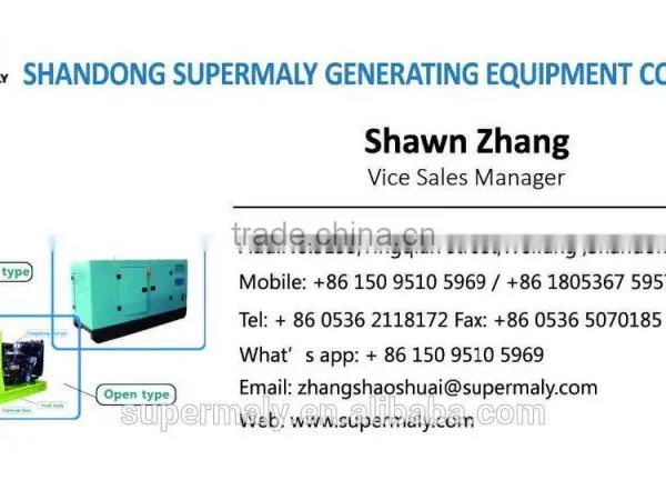 Supermaly Water Cooled 1500Kw Diesel Generator Powered by Jichai Engine photo-3