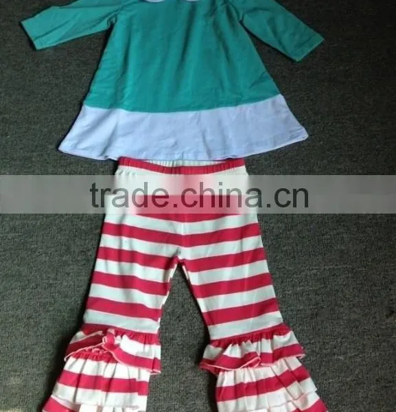 Persnickety Clothing Set Toddler Girls Ruffle Pant Set Boutique Summer Outfits