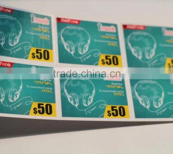 Prepaid Voucher Card Printing for Telecom Use and Game Use photo-3