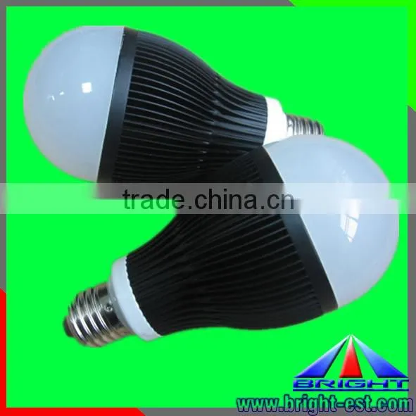 High Power Led Lights E27 Light Bulb, Led Bulb of Silver Black Shell Color photo-4