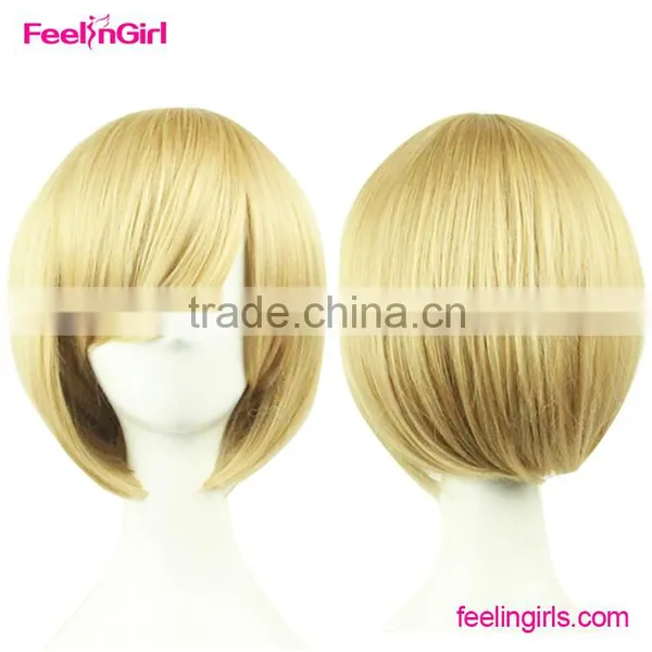 Cheap Brown Straight Short Wig for Everyone photo-4