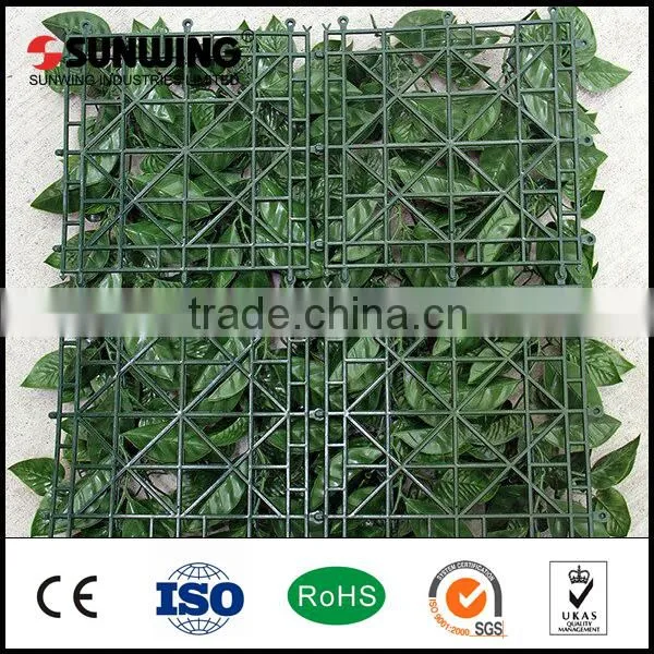 2015 Hot Outdoor Fake Artificial Hedges Fence Panels photo-4