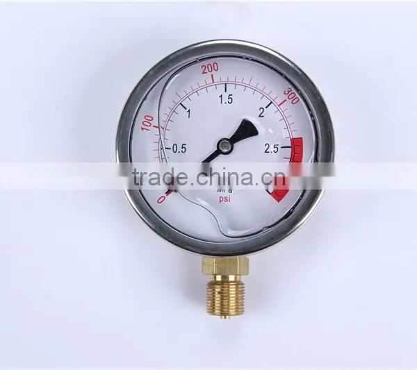 Hot Sale Products China Easy to Read 0-600bar ac Pressure Gauge photo-3