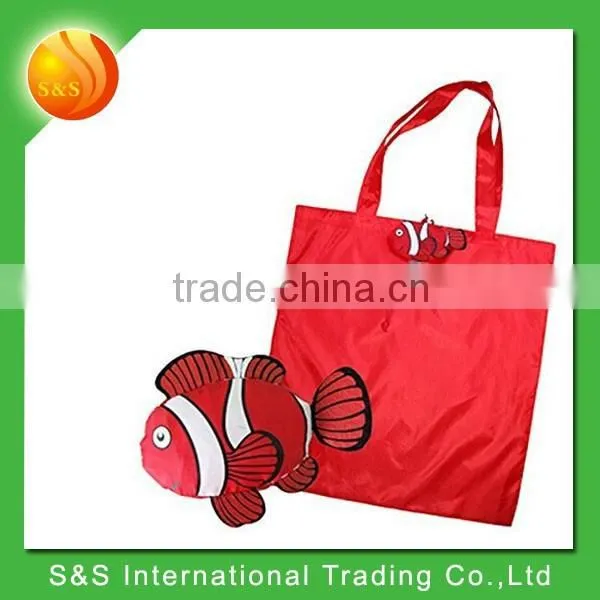 Reusable Tote Fish Shape Portable Durable Foldable Shopping Bag photo-3