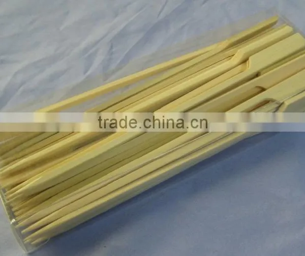 Bamboo Flat Skewer for BBQ With 20cm, 25cm, 30cm Long Size, Food Safe Bamboo Stick Most Popular Supplier's Choi photo-2