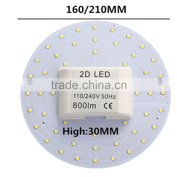 15W AC LED Module Pcb ac Led With 2835 Ceiling LED Perfectly Retrofiting 2D Lamp With Magnet Installation photo-4