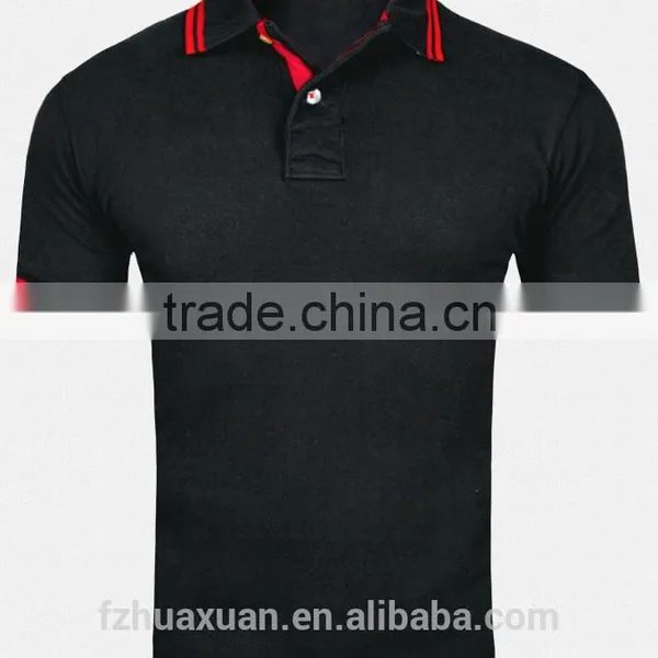 Black Wholesales Custom T- Shirt Polo for Men