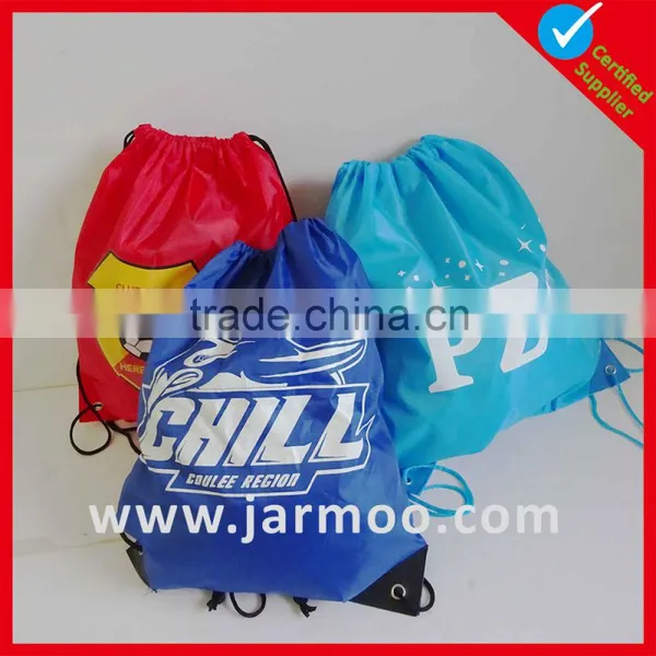 Custom Printed Tesco Calico Drawstring Bags photo-6