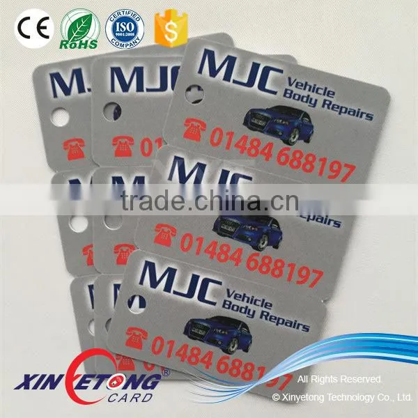 Printed Plastic 3 Up PVC Card Key Tag photo-6
