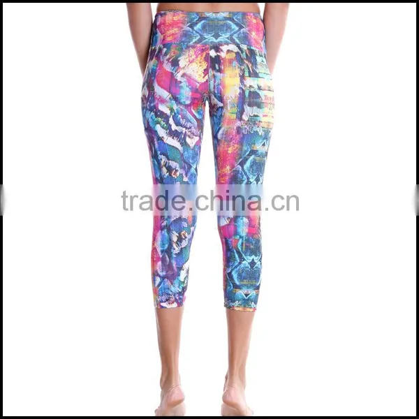 Cuatom Made Girl Tigh Fitness Sublimation Yoga Pants OEM Wholesale Sexy Yogo Pants photo-3