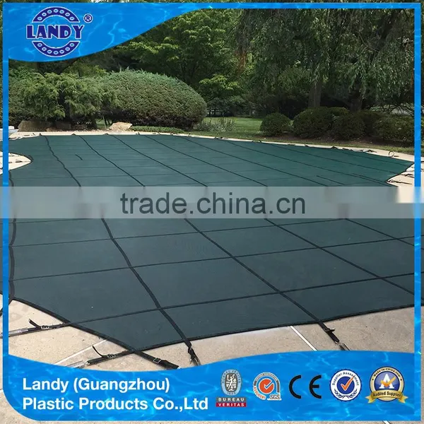 Anti-UV,dust.good Quality Winter Mesh Safety Pool Cover for Kids,pets photo-2