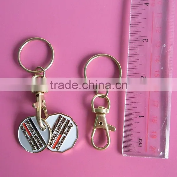 Canadian Loonie Coin Keychain for Shopping Carts Canadian Shopping Cart Token Keychain photo-2