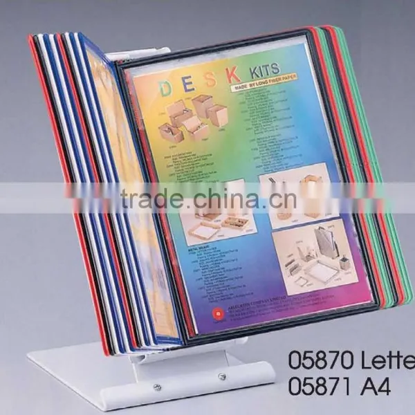 Desk Top Rack for Display A4 & Letter Size With 30 or 20 or 10 Pcs Panels photo-2