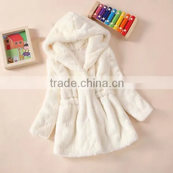 Frozen Winter Fur Coat Girls Japanese Jackets and Coats photo-4