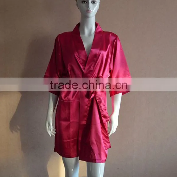 Short Sexy Silk-like Satin Nightclothes/nightgown photo-2