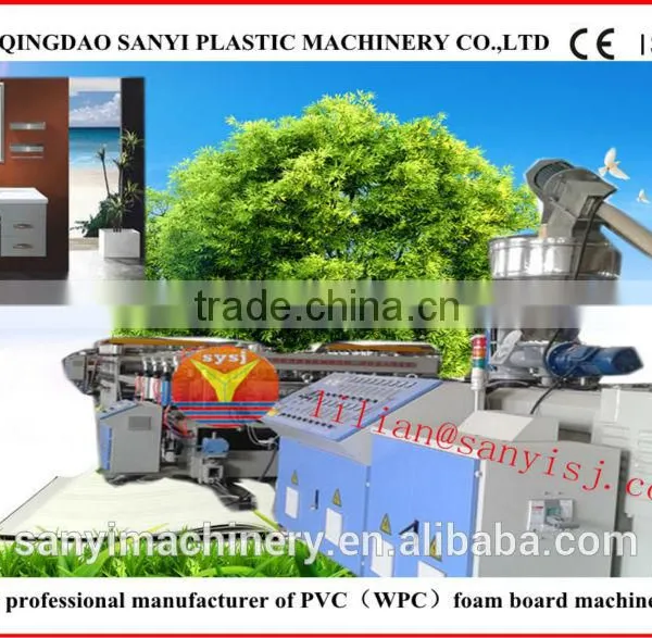 Wood Plastic Composite Production Line/plastic Foaming Sheet Making Machine