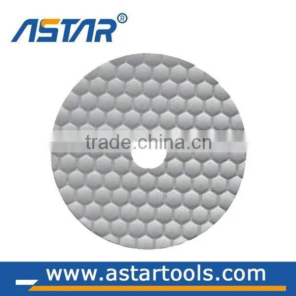 4 Inch Best Quality Dry Use Flexible Diamond Polishing Pads Resin Pad for Granite/Marble/Engineering Stone/Concrete photo-4