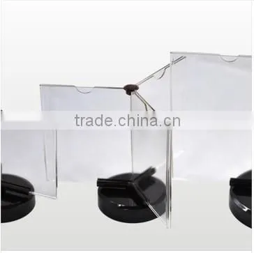 Acrylic 6-sided Rotating MENU