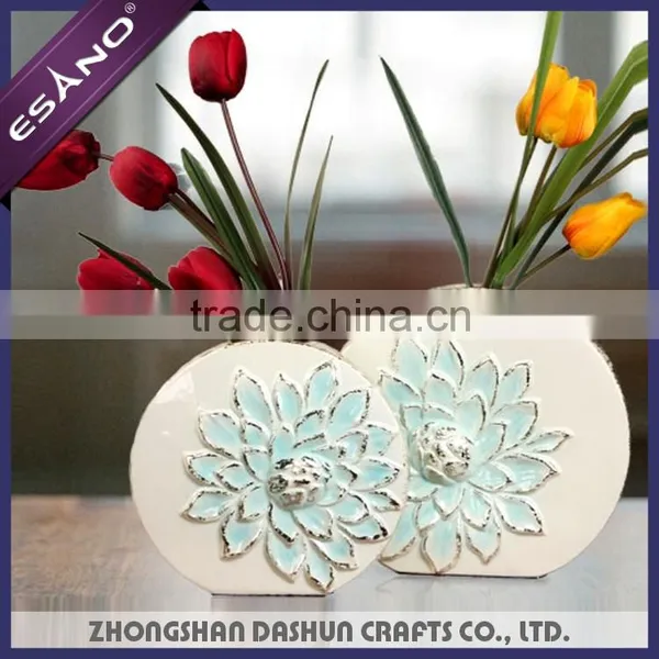 New Arrival Small Chinese Style Unique Ceramic Flower Vases for Decoration photo-2