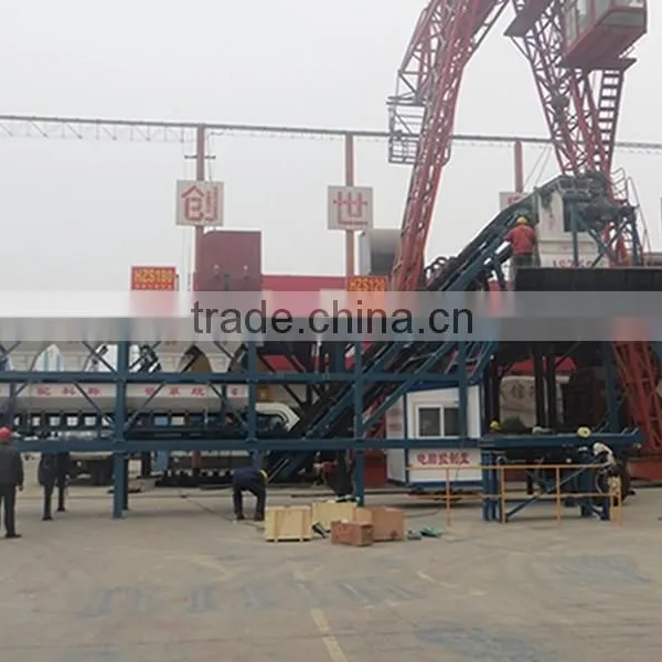 YHZS75 Portable Concrete Batch Plants for Sale,used Mobile Concrete Batching Plants,batching Plant photo-5