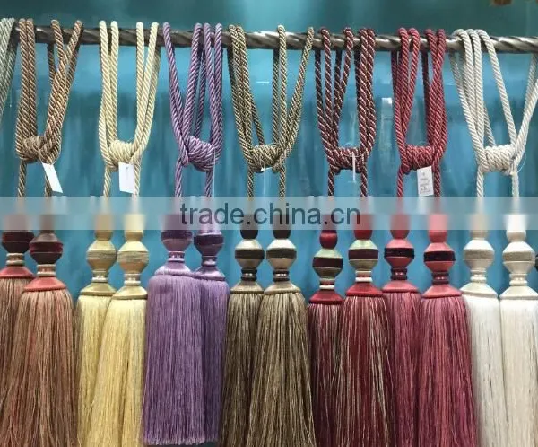 China Curtain Rayon Tassel Tieback photo-3