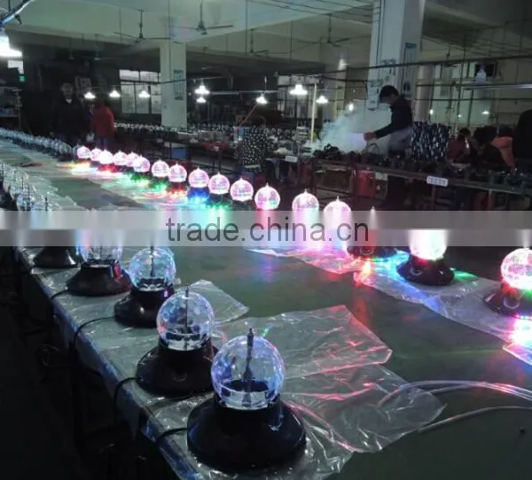 2015 New Mini Led Disco Ball Light Sunflower Light With Crystal Magic Ball Stage Lighting photo-4