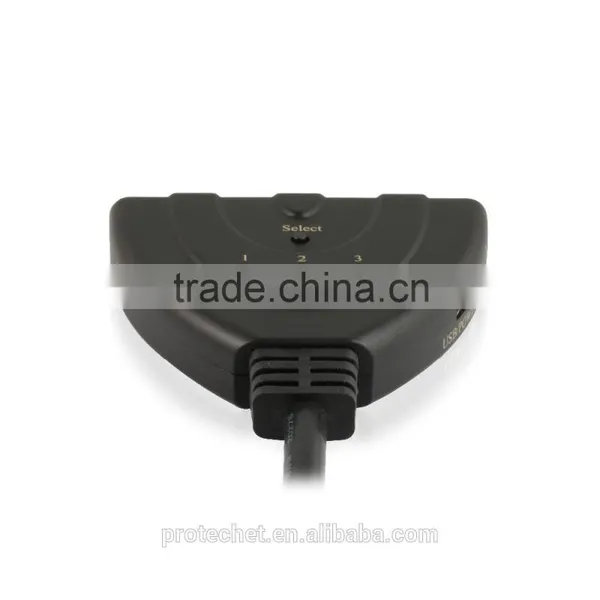 HDMI 3X1 Switcher Pigtail Support Full 3D and 4K With USB Cable photo-5