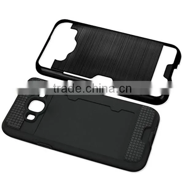 C&T Card Slots Dual Layer Armor Protective Hybrid Wallet Case Cover for Samsung Galaxy J7 2016 photo-2