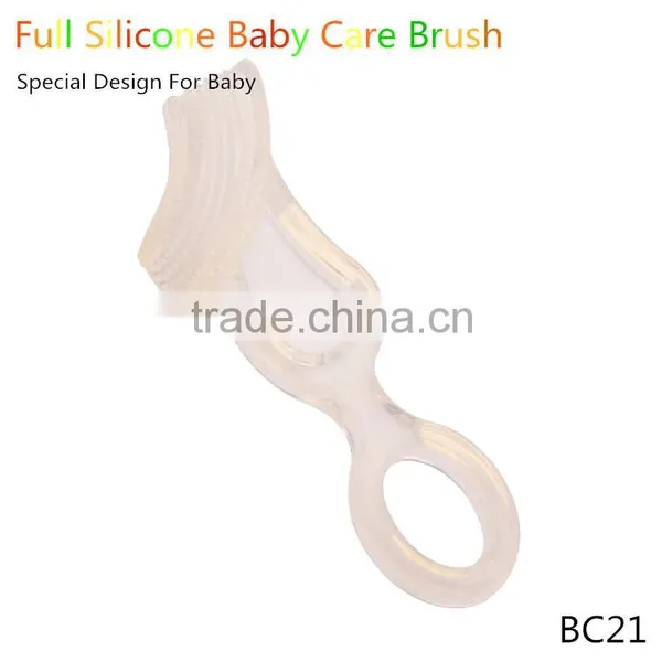 Exactly Soft Full Silicone Baby Care Brush For Wholesale