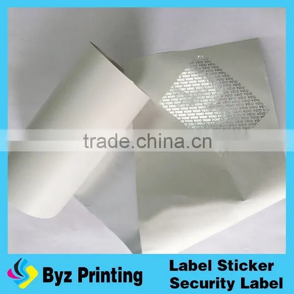 Hot Sale Custom VOID Holographic Security Label Sticker in Lidun Brand photo-3