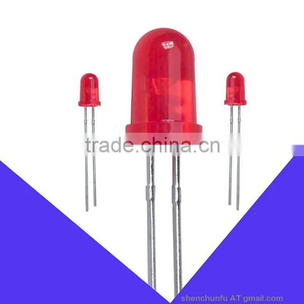 5mm LED Diode 1.5~ 3V 625nm Red Yellow 495nm Green 475nm Blue and IR UV Pink Orange Rgb LED photo-2