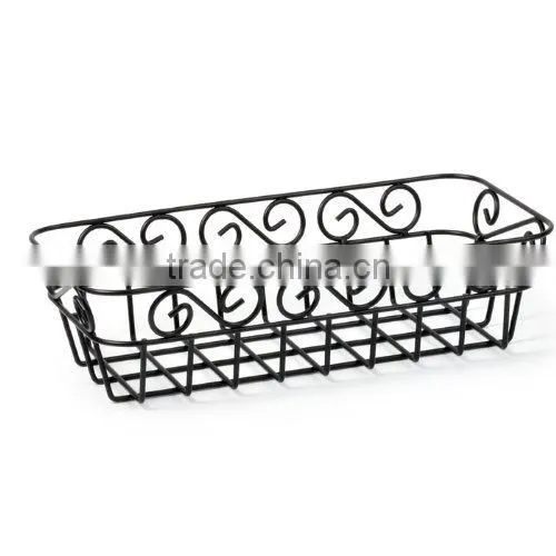 Hot Sale Elegant Scroll Steel Bread Basket photo-2