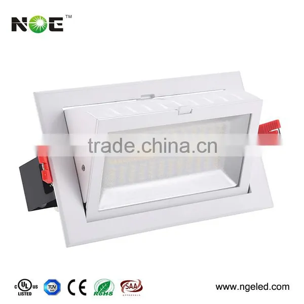 5 Years Warranty Adjustable Downlight 60w Rectangular Downlight 100lm/w photo-3