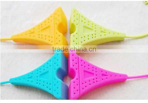 Mini Eiffel Tower Design Infuser Filter Spoon Silione Tea Strainer photo-5