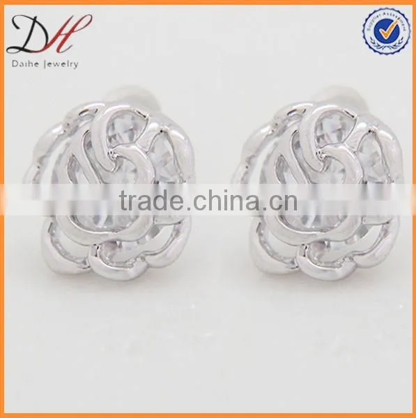 Daihe Copper Shining Invisible Earrings