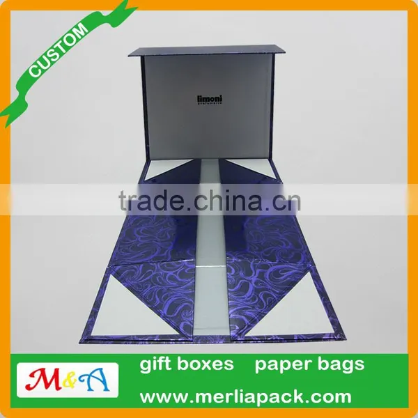 Smashbox Make Up School 2016 Cosmetics Boxes Fancy Paper Foldable Silver Foil Box photo-3