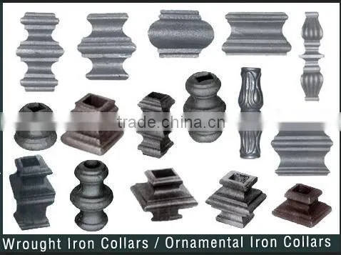 Ornamental Iron Stud, Wrought Iron Collar photo-2
